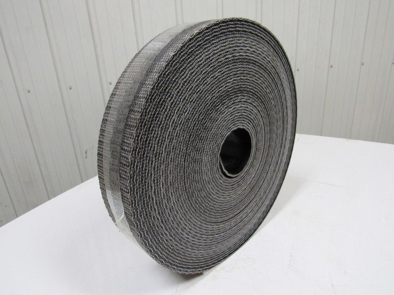 1 ply black interwoven conveyor belt 115ft x 3.5" x 0.205" thick