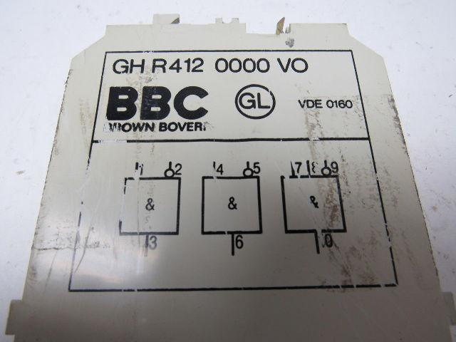 Brown Boveri GH R412 0000 V0 Logic Module