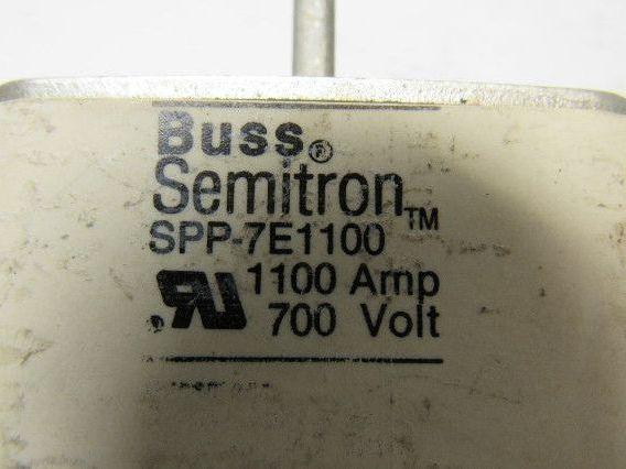 Buss Bussman SPP-7E1100 Semitron Square Body 700V 1100A High Speed Fuse