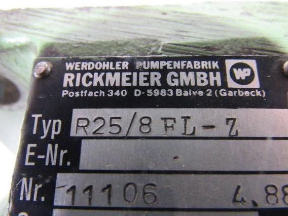 Rickmeier R25/8 FL-Z Hydraulic Gear Pump