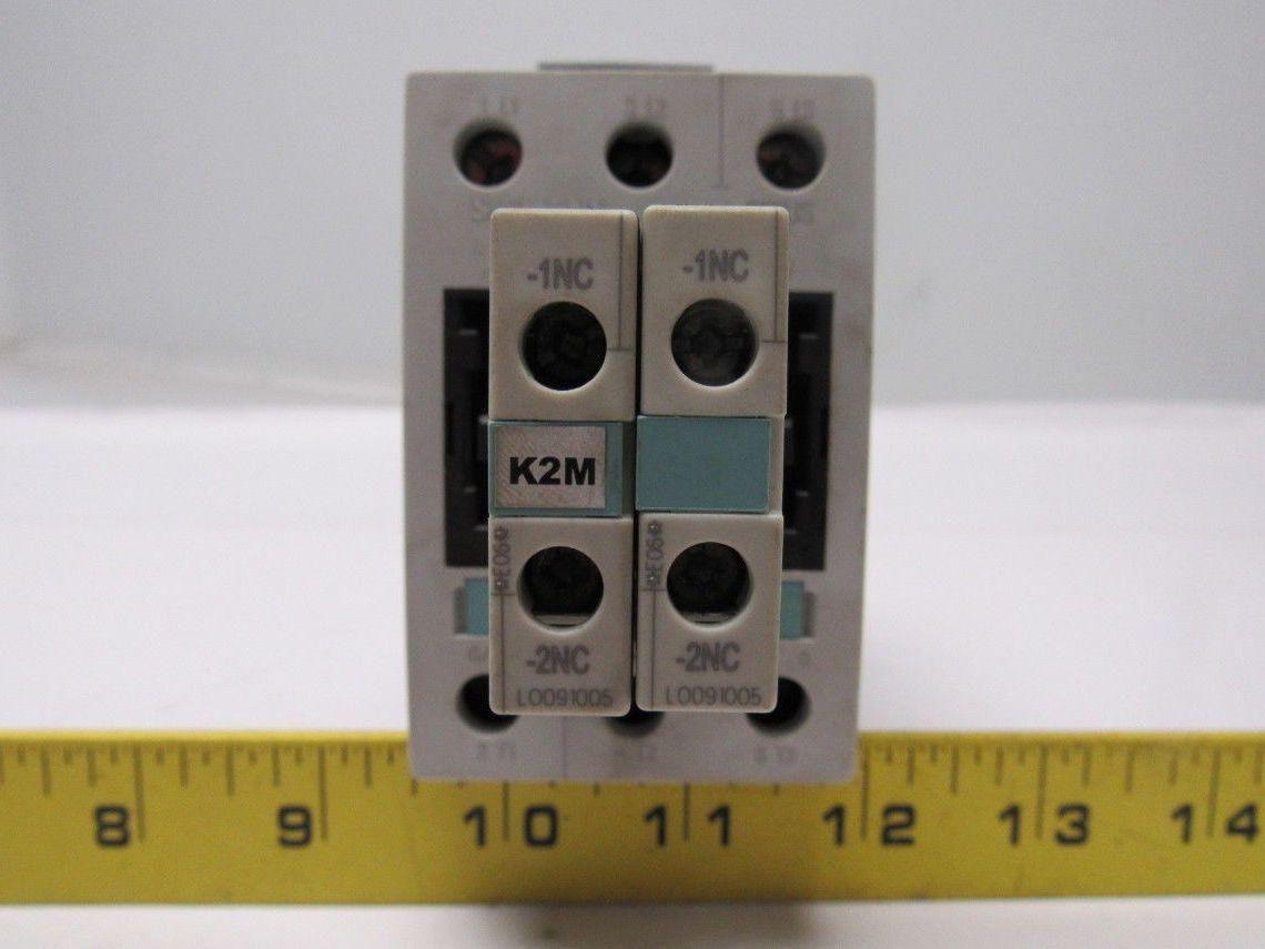 Siemens 3RT1 034-1AK60 Sirius Contactor 45A 600V