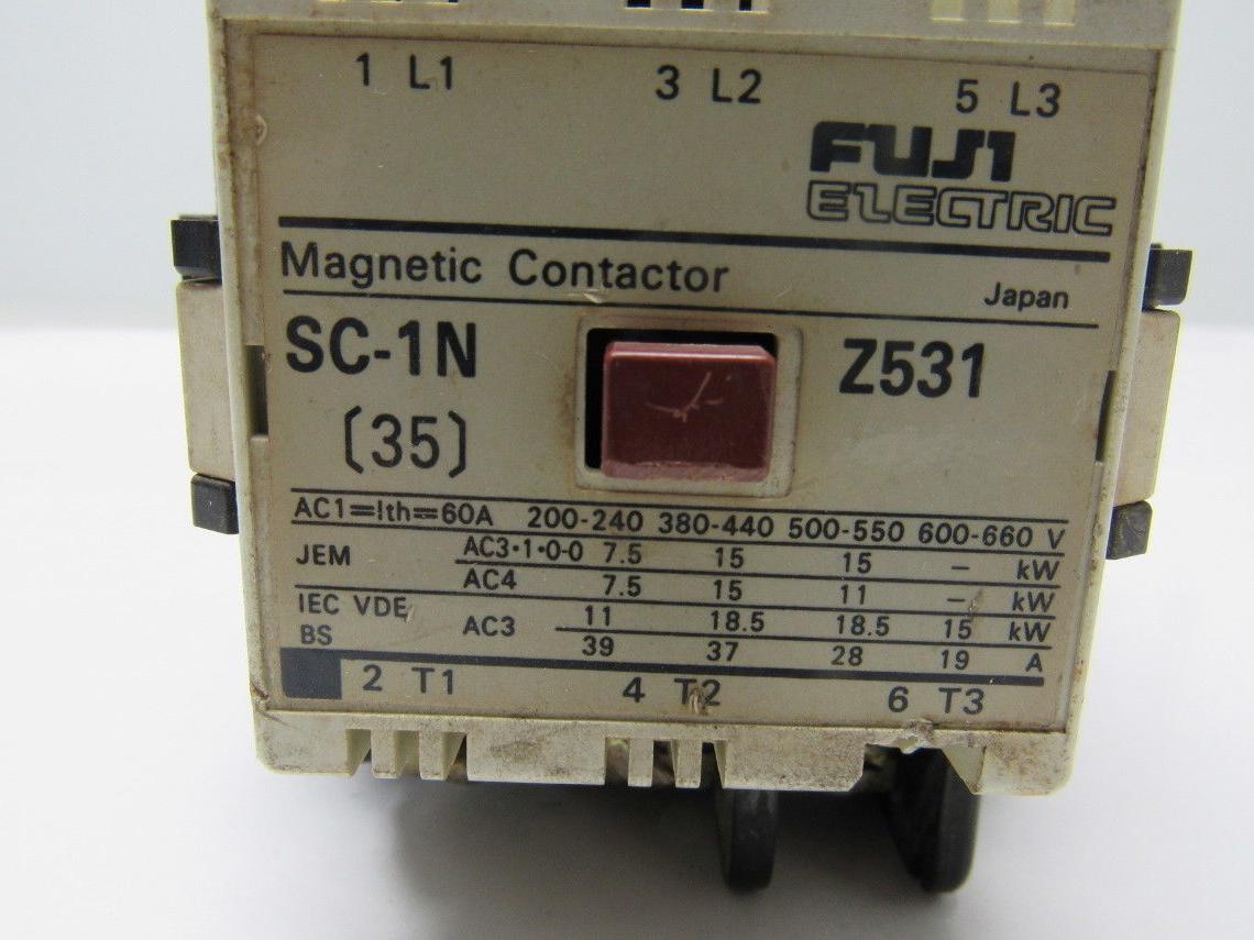 Fuji Electric SC-1N (35) Z531 Magnetic Contactor