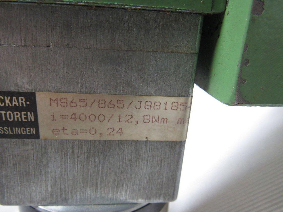 Neckar Motoren D644/865/J881854 Motor w/ Gearbox Reducer W/Exstra 380V 50 Hz