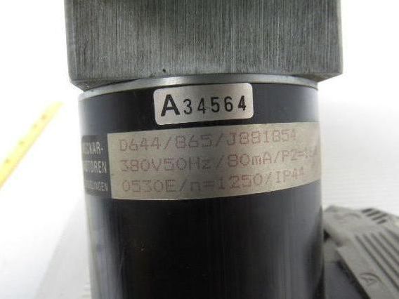 Neckar Motoren D644/865/J881854 Motor w/ Gearbox Reducer W/Exstra 380V 50 Hz