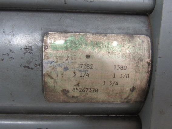 Miller Fluid Power J72B2 Pneumatic Tie Rod Cylinder 3-1/4" Bore 3-3/4" Stroke