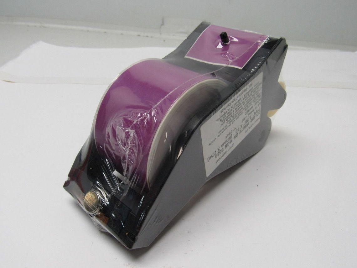 Brady B580 Y10644 White on MGN 2.25" x 90' Non-Reusable Tape Cartridge