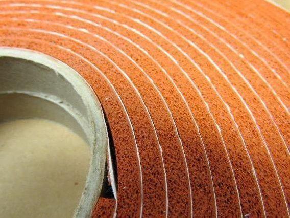 GP&S 029243030005 3/16" x 3/4" x 30' Silicone Sponge Strip Box of 2 Rolls