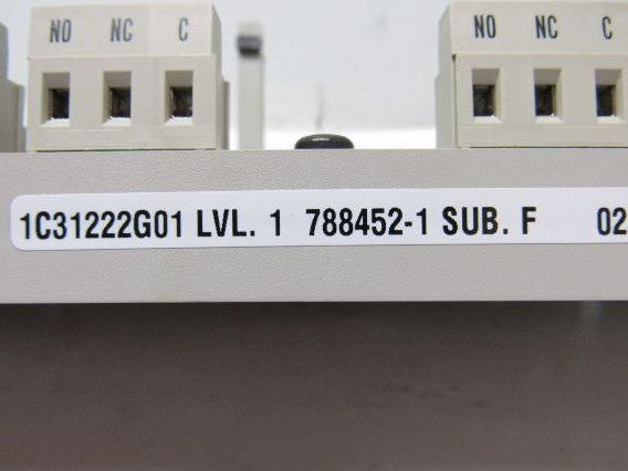 Westinghouse 1C31222G01 Relay Output Base W/1C31219G01 Output Relay Module