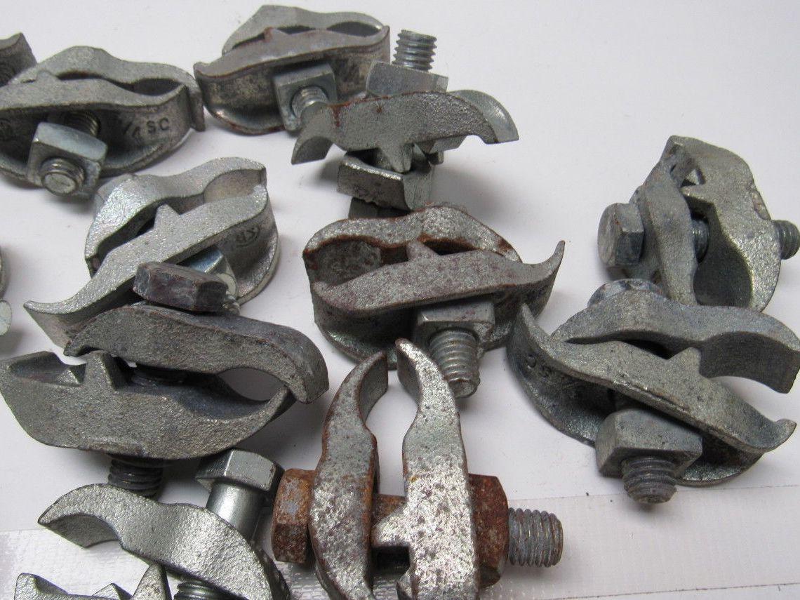 Steel City PC 3/4" Parallel Clamp Conduit/Pipe Clamp Malleable Iron Lot of 17