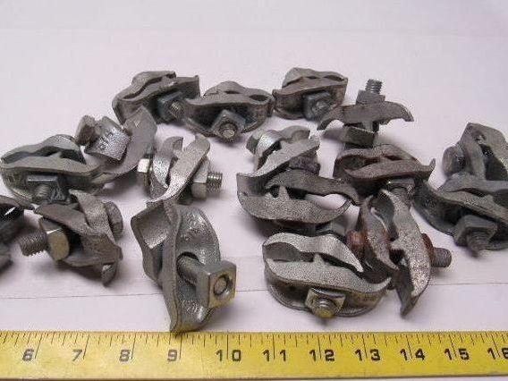 Steel City PC 3/4" Parallel Clamp Conduit/Pipe Clamp Malleable Iron Lot of 17