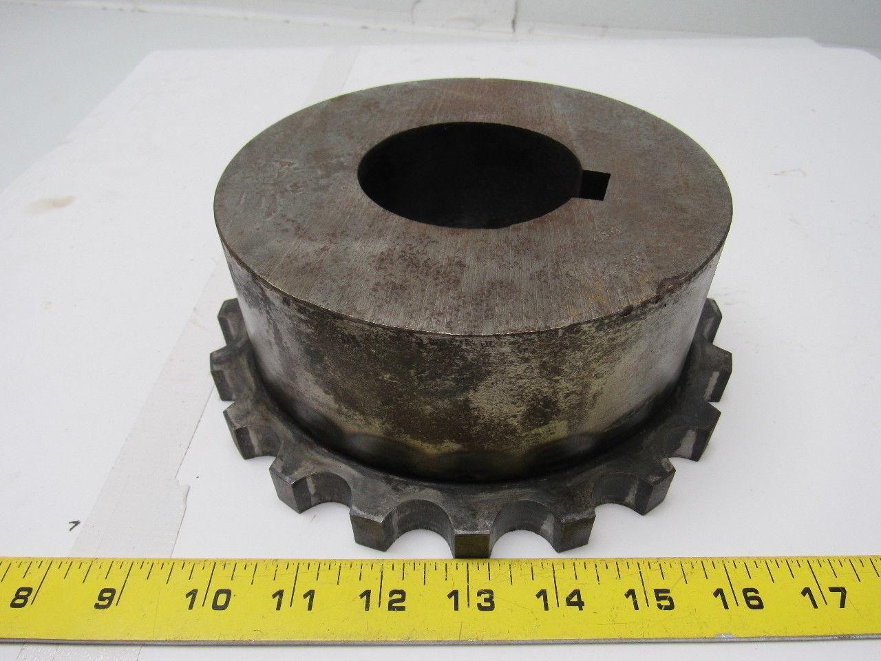 011020B 20 Tooth Roller Chain Coupling 3" Keyed Bore
