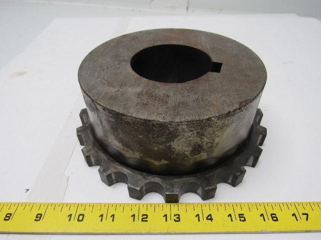011020B 20 Tooth Roller Chain Coupling 3" Keyed Bore