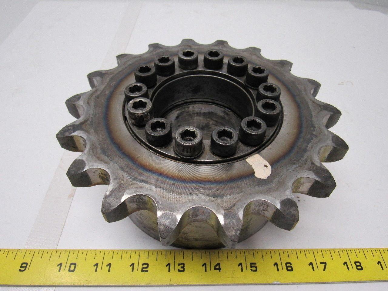 18 Tooth 100 Chain 2-3/4" Smooth Bore W/ built in Locking collar