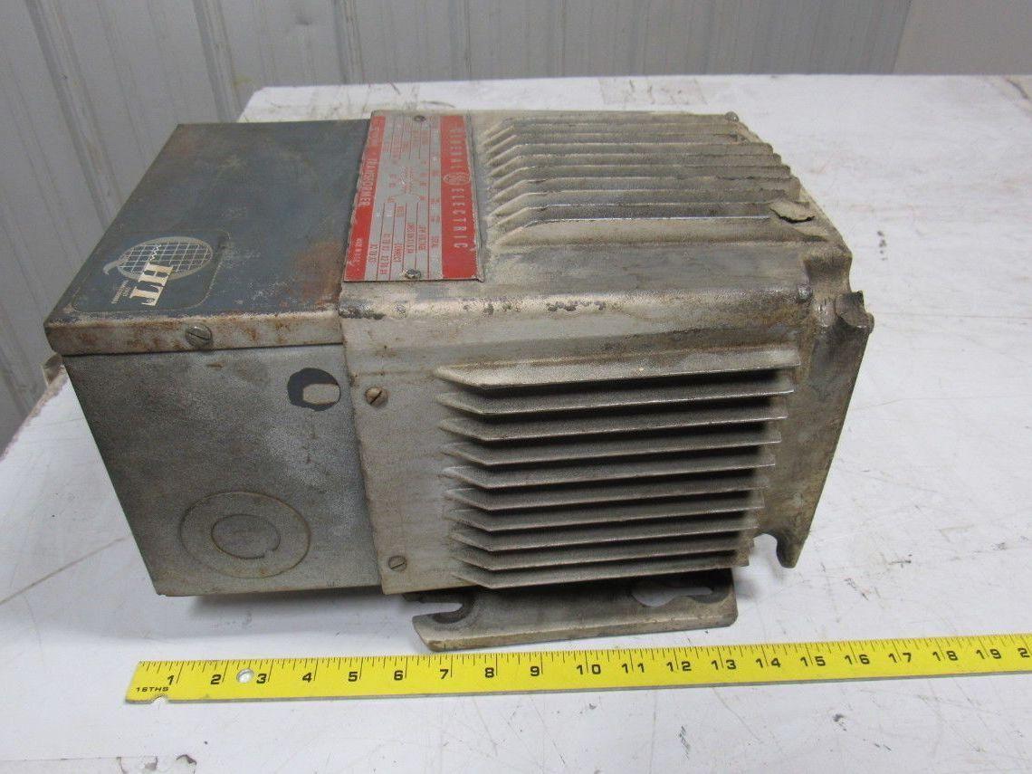 General Electric 9T21B1004 G2 5 kVA Transformer Pri 240/480V Sec 120/240