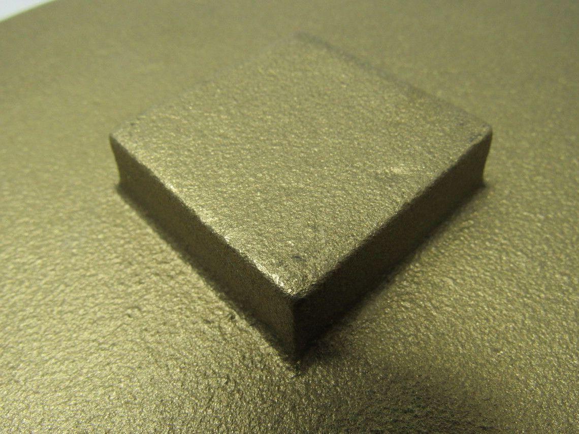 8" Raised Square Head Brass Plug
