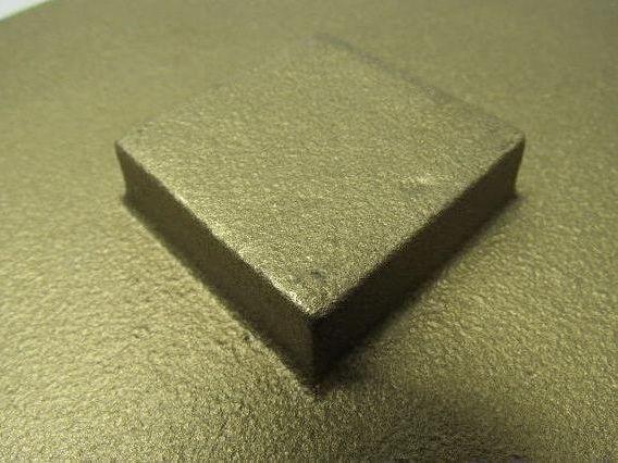 8" Raised Square Head Brass Plug