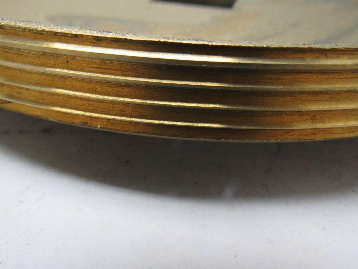 8" Raised Square Head Brass Plug