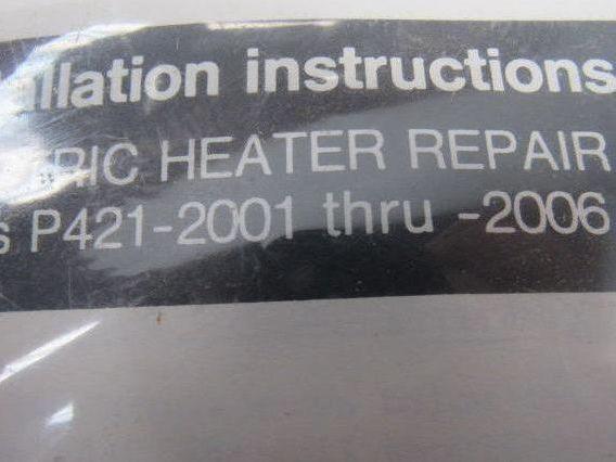 Brysnt P421-2001 thru 2006 Electric Heater Repair Kit