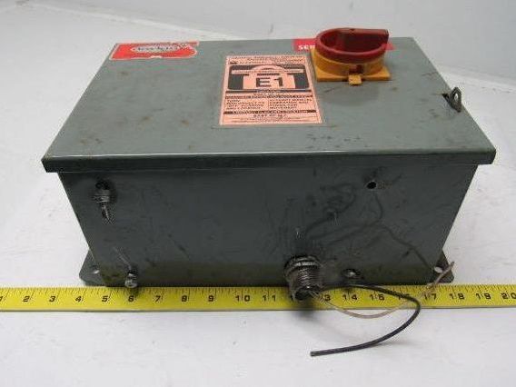 Daykin GPFS-13 Transformer Disconnect Enclosure 750VA 1Ph Pri 480V Sec 115V 6.5A