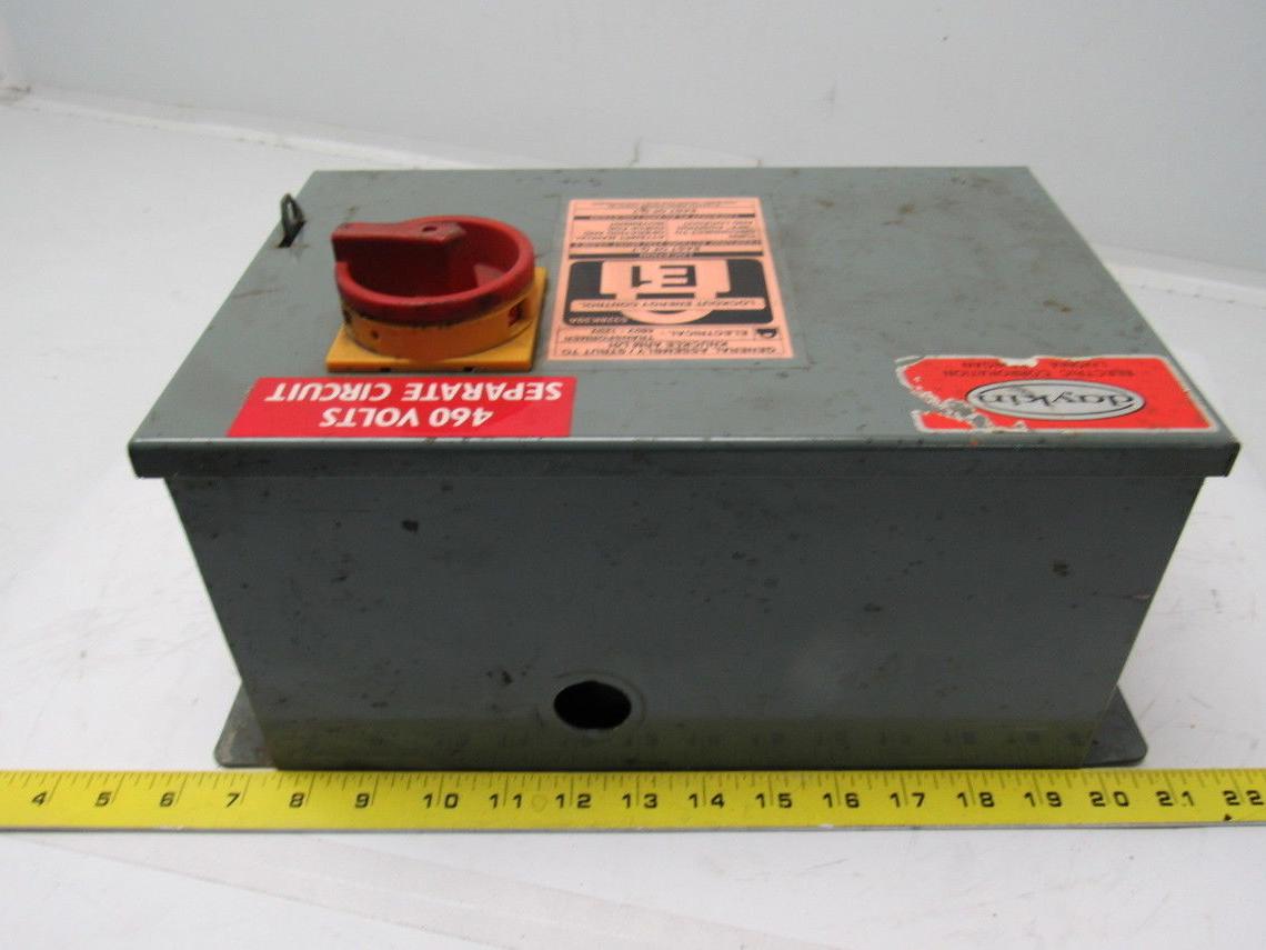 Daykin GPFS-13 Transformer Disconnect Enclosure 750VA 1Ph Pri 480V Sec 115V 6.5A