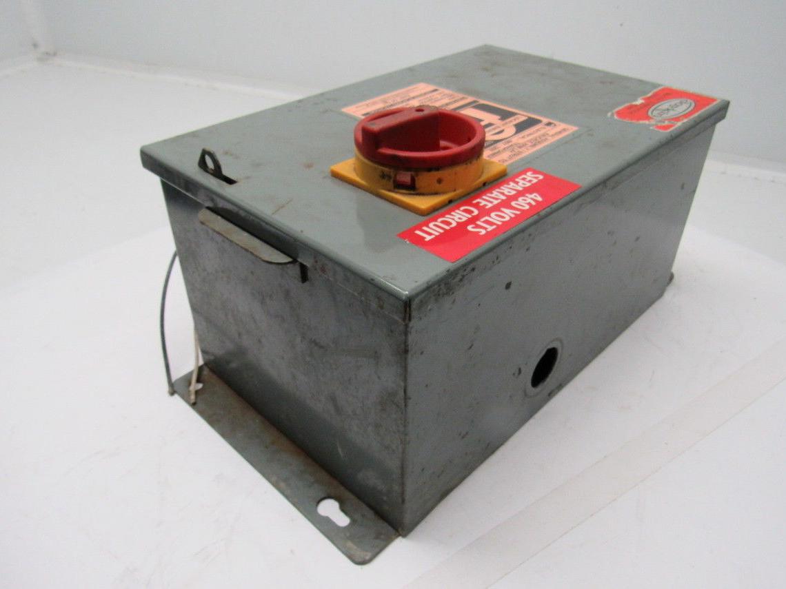 Daykin GPFS-13 Transformer Disconnect Enclosure 750VA 1Ph Pri 480V Sec 115V 6.5A