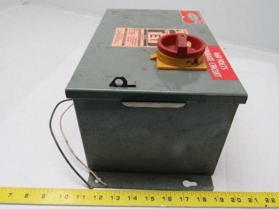 Daykin GPFS-13 Transformer Disconnect Enclosure 750VA 1Ph Pri 480V Sec 115V 6.5A