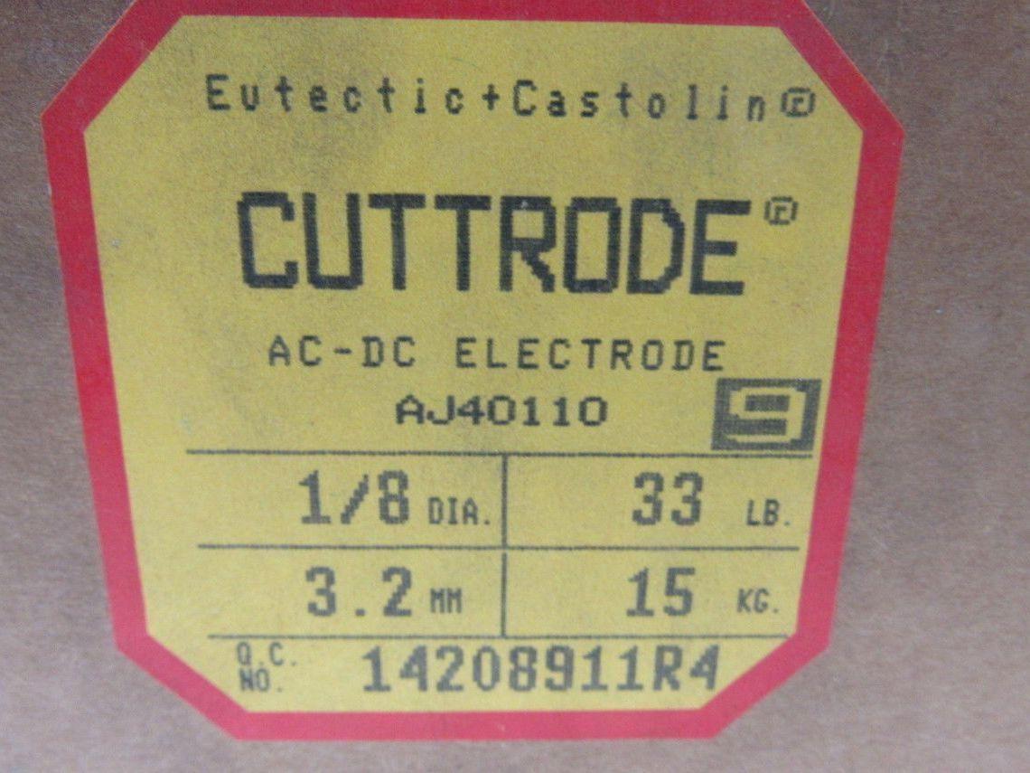 Eutetic Castolin Cuttrode #1 1/8"x14" Welding Rod Electrode 30lbs