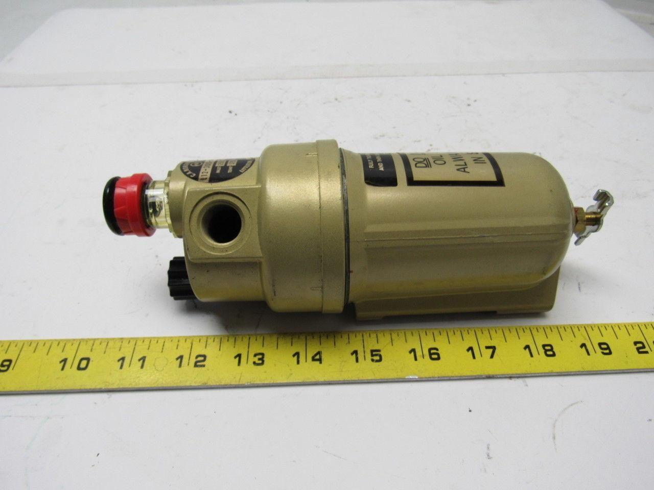 Norgren L12-300-MPDA Compressed air tool Oil-Fog In Line lubricator 1/4" NPT