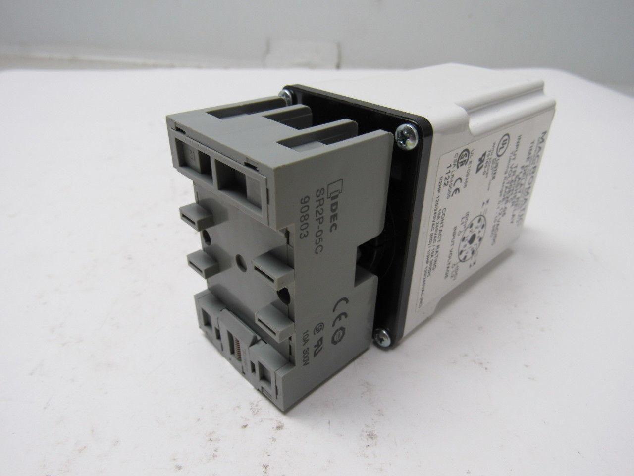 Macromatic Tr-50826-05 Series C Time Delay Flasher 12v AC/DC Range 0.1-10 Sec.