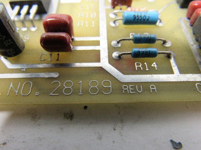 Warren NO. 28189 Rev A Circuit Board Card PCB