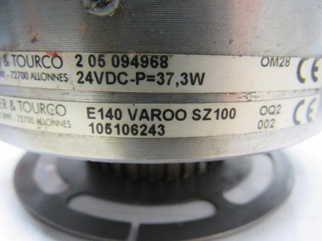 Dana Warner & Tourco E140 VAROO Sze 100 Electro Magnetic Clutch 24vdc