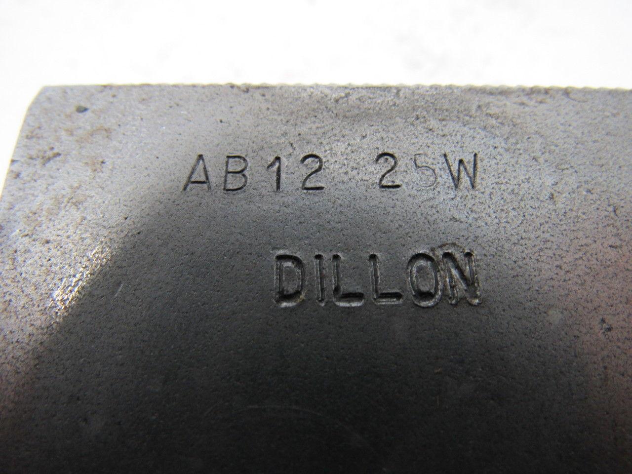 Dillon AB12 25W 12" Diameter Soft Jaws Machined For Round Stock Radius Lot of 3