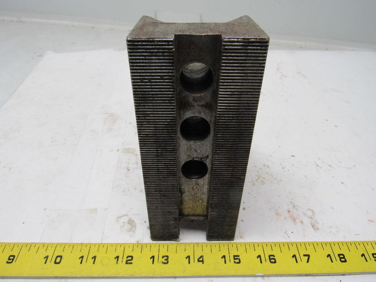 Dillon AB12 25W 12" Diameter Soft Jaws Machined For Round Stock Radius Lot of 3