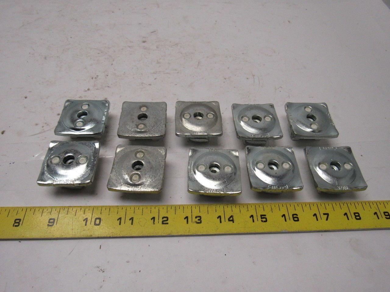 Hilti MQA-F-1/4 377884 Pipe Ring Saddle Nut Lot of 10