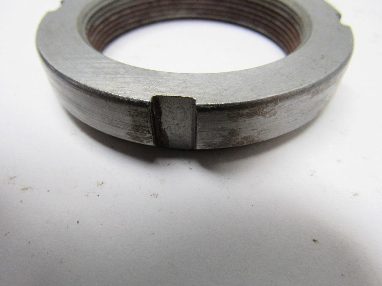 N-10 Locknuts 18 Threads per Inch 2.688" Outside Dia Lot of 3