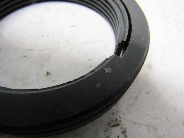 70512 SJ-1 2-1/4-12 Knurled Locknut Keyed