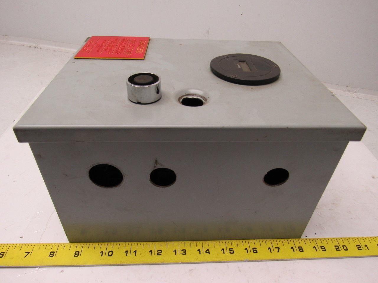 Olson Motor Control 460V 3PH 60Hz 16.1 Amp Max W/ Hour Meter