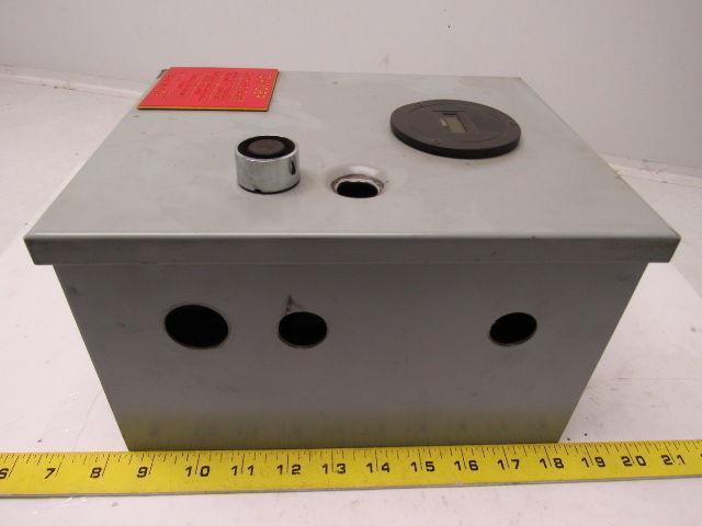 Olson Motor Control 460V 3PH 60Hz 16.1 Amp Max W/ Hour Meter