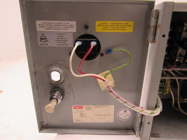 Olson Motor Control 460V 3PH 60Hz 16.1 Amp Max W/ Hour Meter