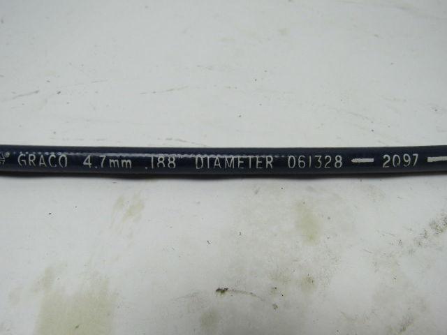 Graco 061328 239-069 4.7mm .188 Dia Nylon Hose 4100 PSI 1/4" Fittings
