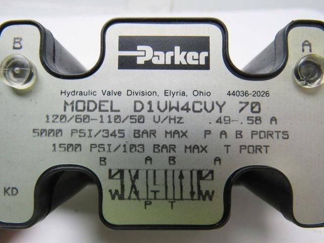 Parker D1VW4CVY 70 Hydraulic Directional Control Valve