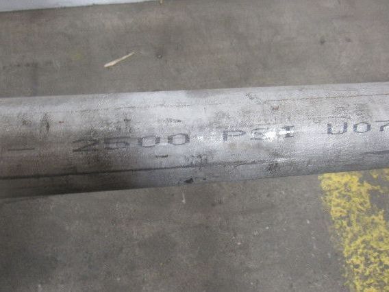 2-1/2" nps 304 Stainless Steel Seamless Pipe 2500psi 0.556 Wall 156" long