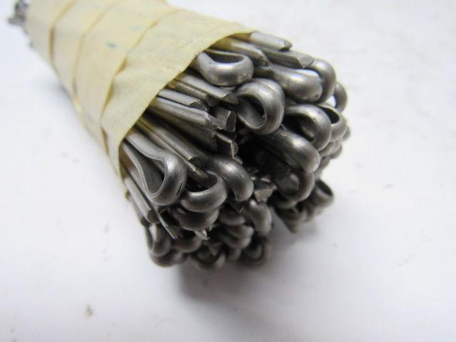 1/8" X 4-1/2" Stainless Steel Cotter Pin Extended Prong Chisel Point Lot of 100