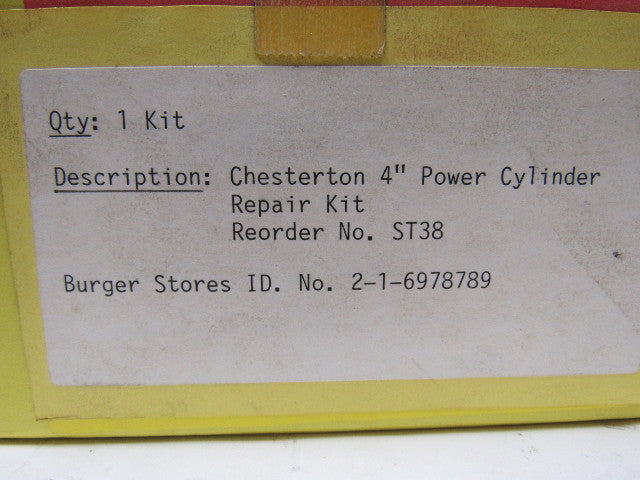 Chesterton ST38 4" Power Cylinder Repair Kit