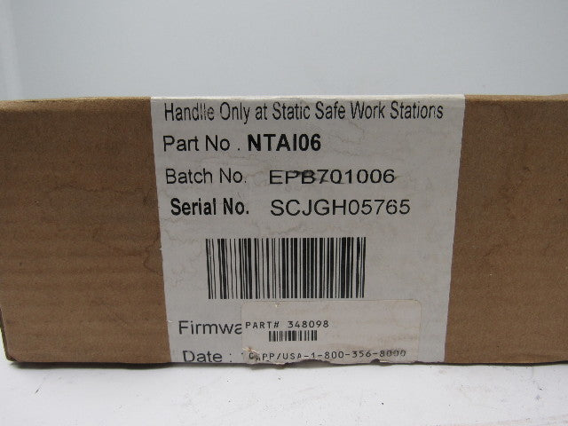 ABB NTAI06 Bailey infi 90 Universal 16 Analog Input Termination Unit