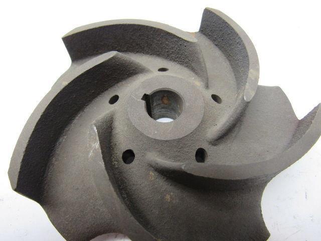 Ingersoll Dresser 4-1/2" Pump Impeller Cast Iron 9/16" Bore