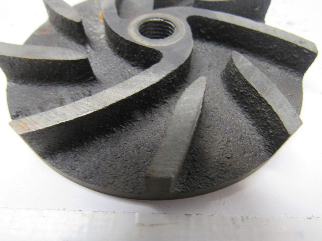 Ruthman RMC 244 Pump Impeller 3.436"{ OD x .500" Thick With Threaded Center