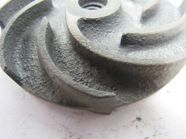 Ruthman Gusher 2440 Pump Impeller 3.5 OD x 47/64" Thick M12-1.75 Threaded Hole