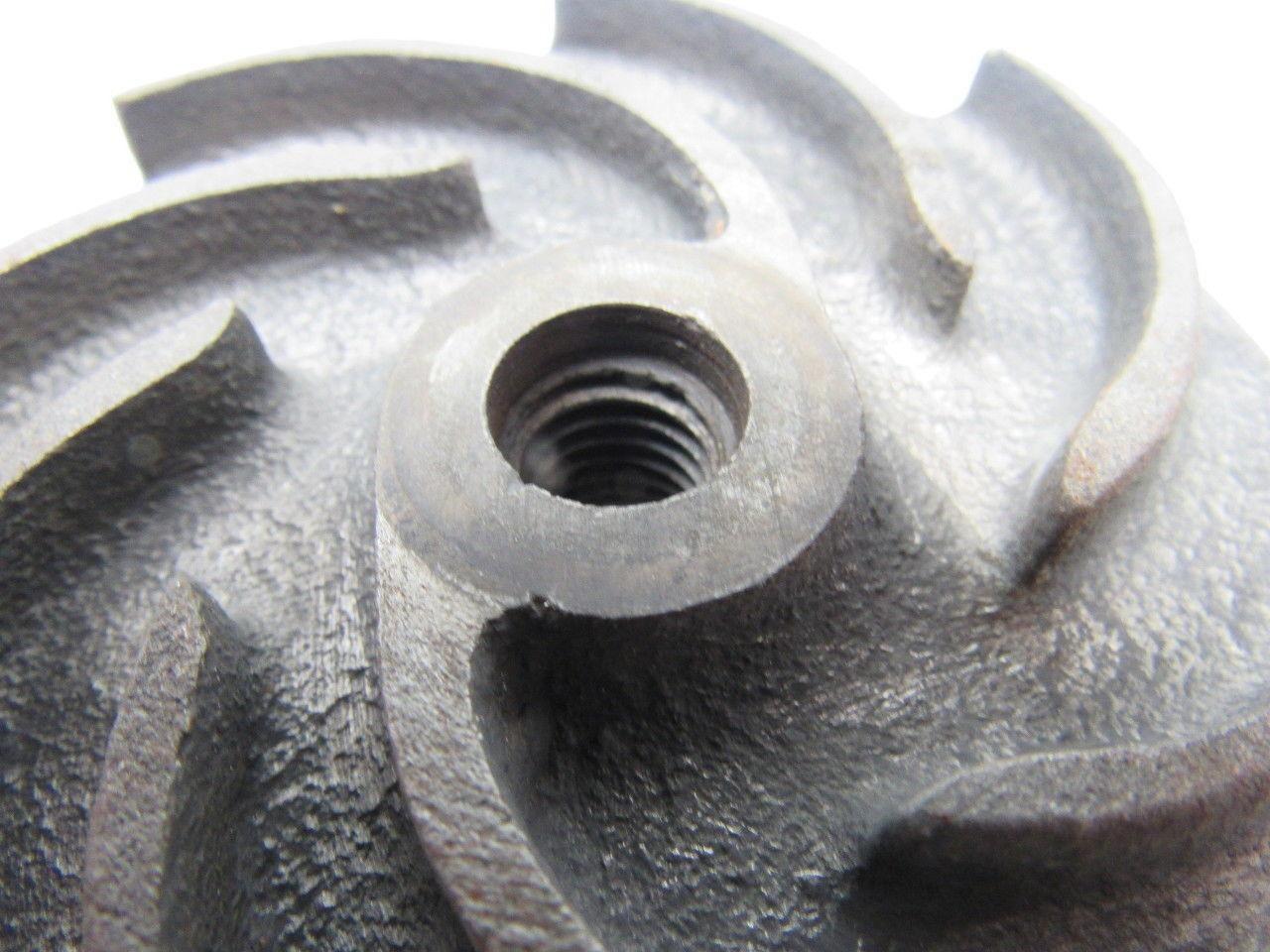 Ruthman Gusher 2440 Pump Impeller 3.5 OD x 47/64" Thick M12-1.75 Threaded Hole