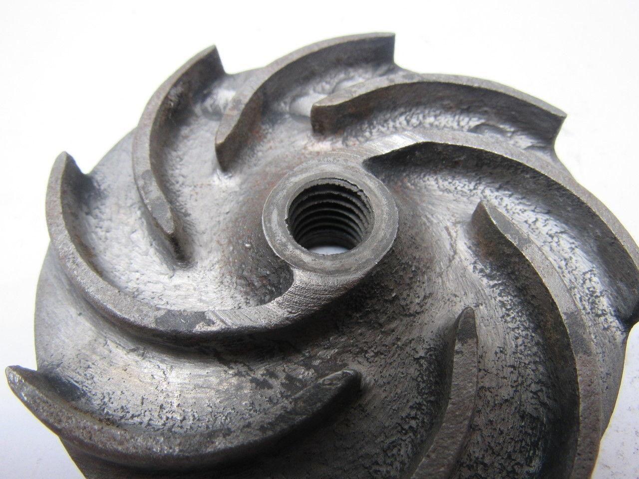 Ruthman Gusher 2440 Pump Impeller 3.5 OD x 47/64" Thick M12-1.75 Threaded Hole